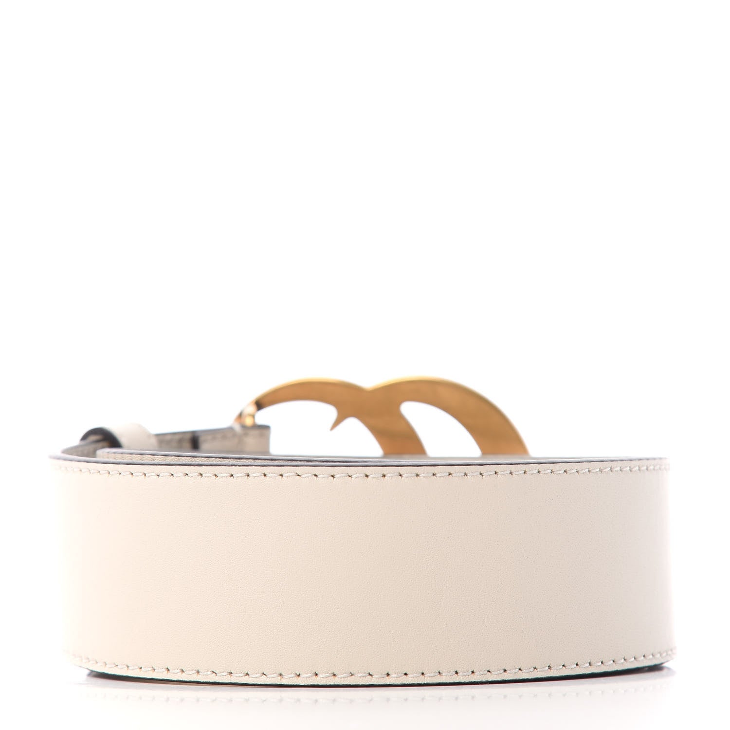 Gucci Calfskin Double G 40mm Belt 70 28 Mystic White 2 of 6