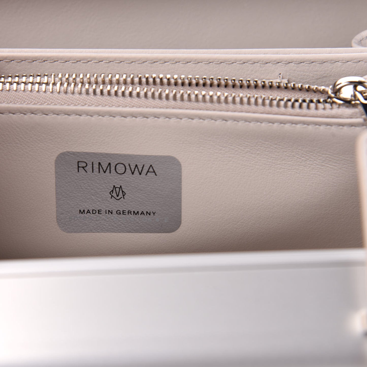 X RIMOWA Aluminum Personal Clutch On Strap Pink