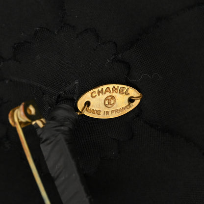Chanel Fabric Camellia Brooch Black 3 of 5