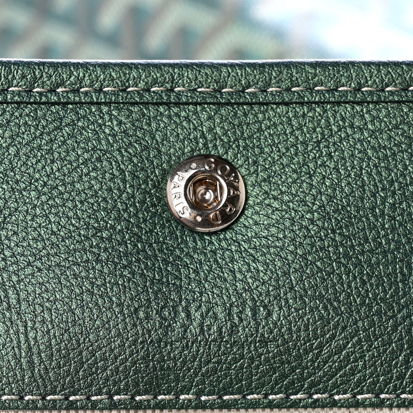 Iridescent Goyardine Boheme Hobo Pearly Green