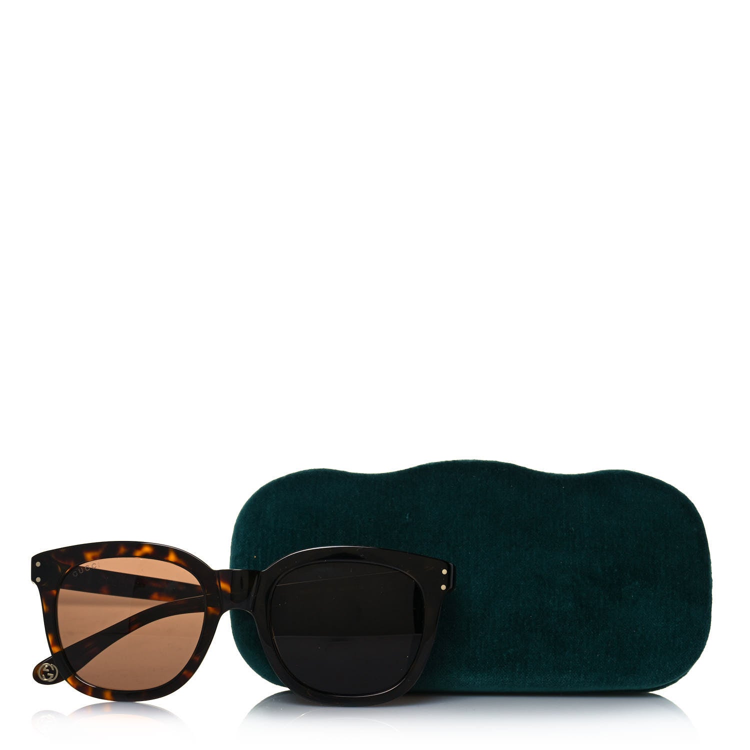 Gucci Acetate Square Sunglasses GG0571S Havana Brown 9 of 9