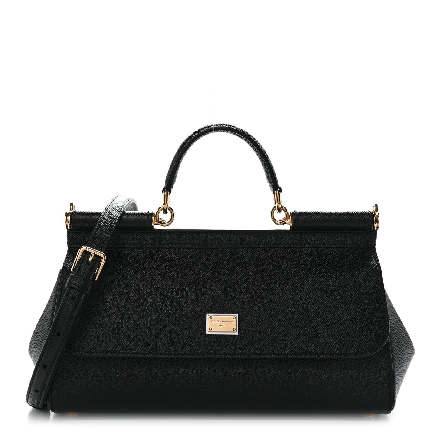 Dauphine Medium Miss Sicily Satchel Black