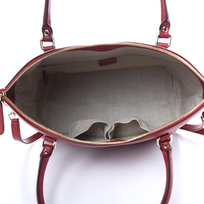Gucci Soft Microguccissima Dome Satchel Red 5 of 10