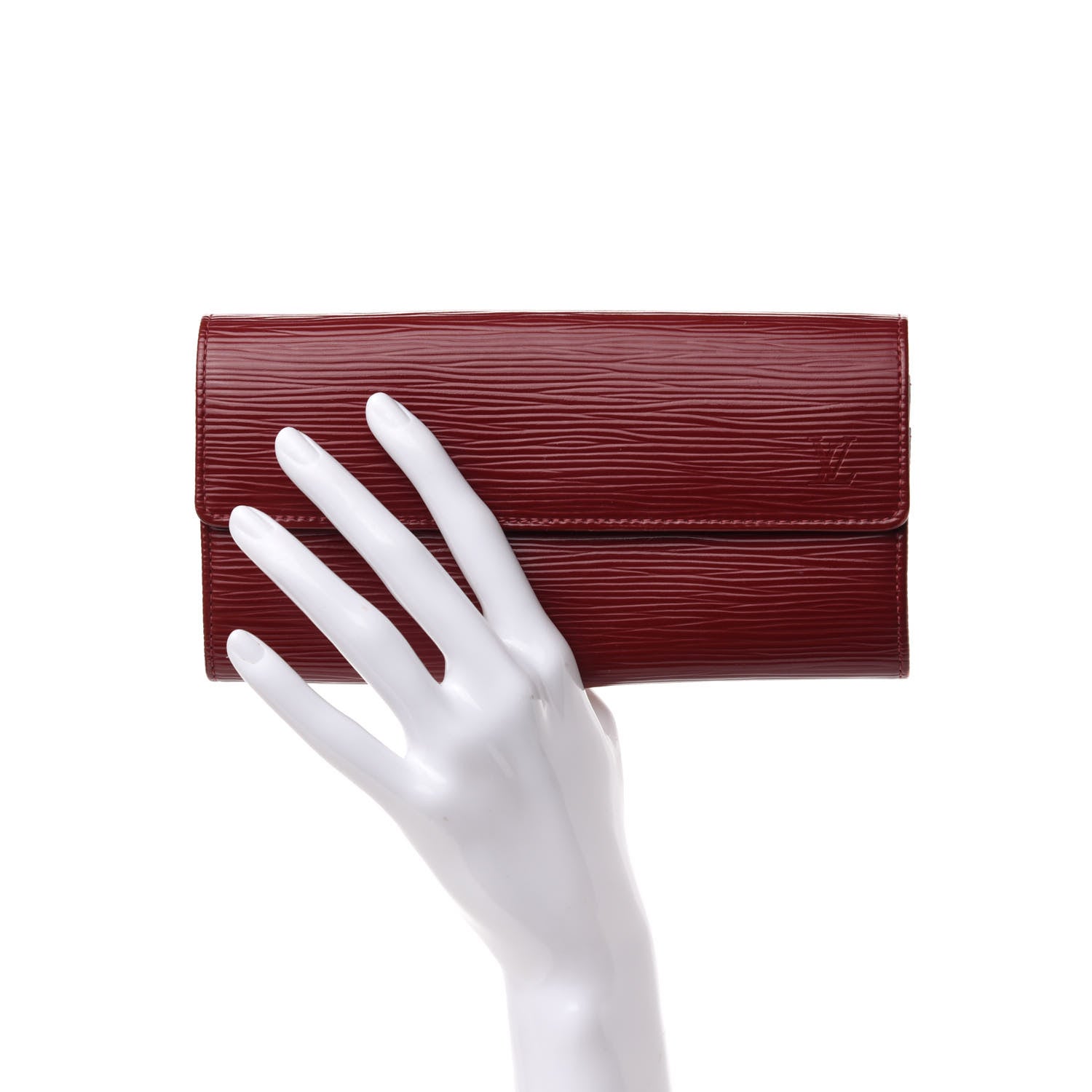 Louis Vuitton Epi Sarah Wallet Rubis 2 of 7