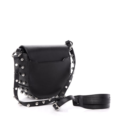Alexander Wang Pebbled Calfskin Mini Lia Black Rhodium Hardware 3 of 9