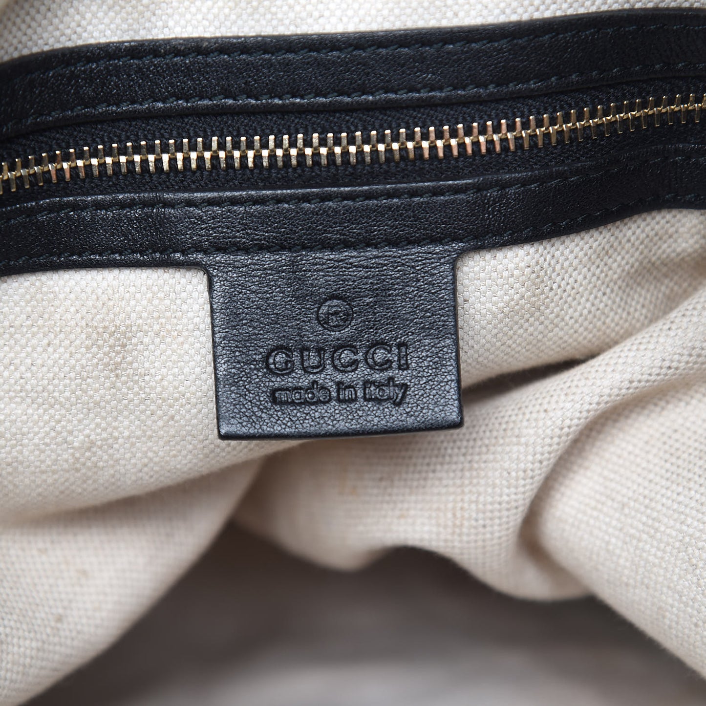 Guccissima Medium Bree Shoulder Bag Black