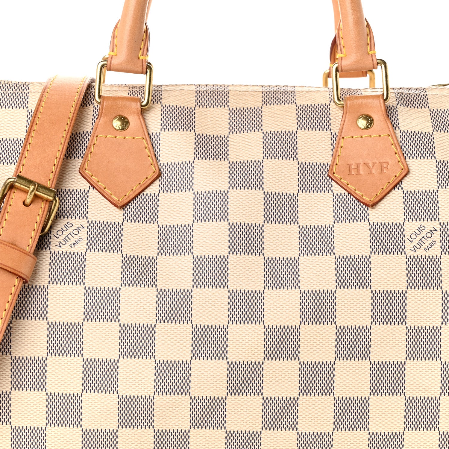 Louis Vuitton Damier Azur Speedy Bandouliere 30 8 of 12
