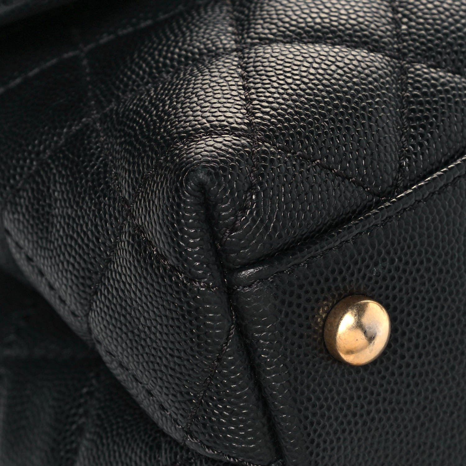 Chanel Caviar Quilted Mini Coco Handle Flap Black 9 of 13