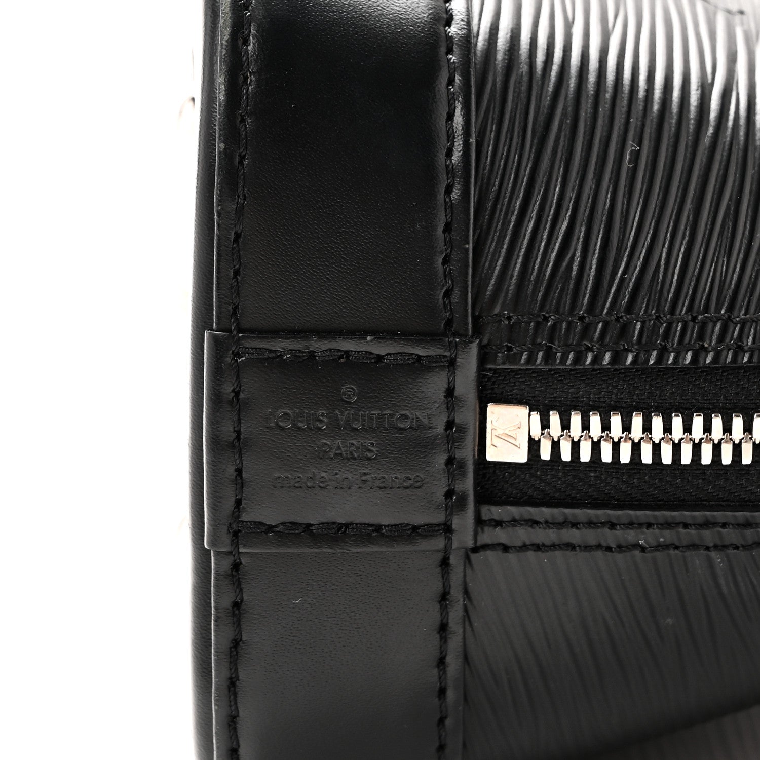Louis Vuitton Epi Alma BB Black Black 6 of 11
