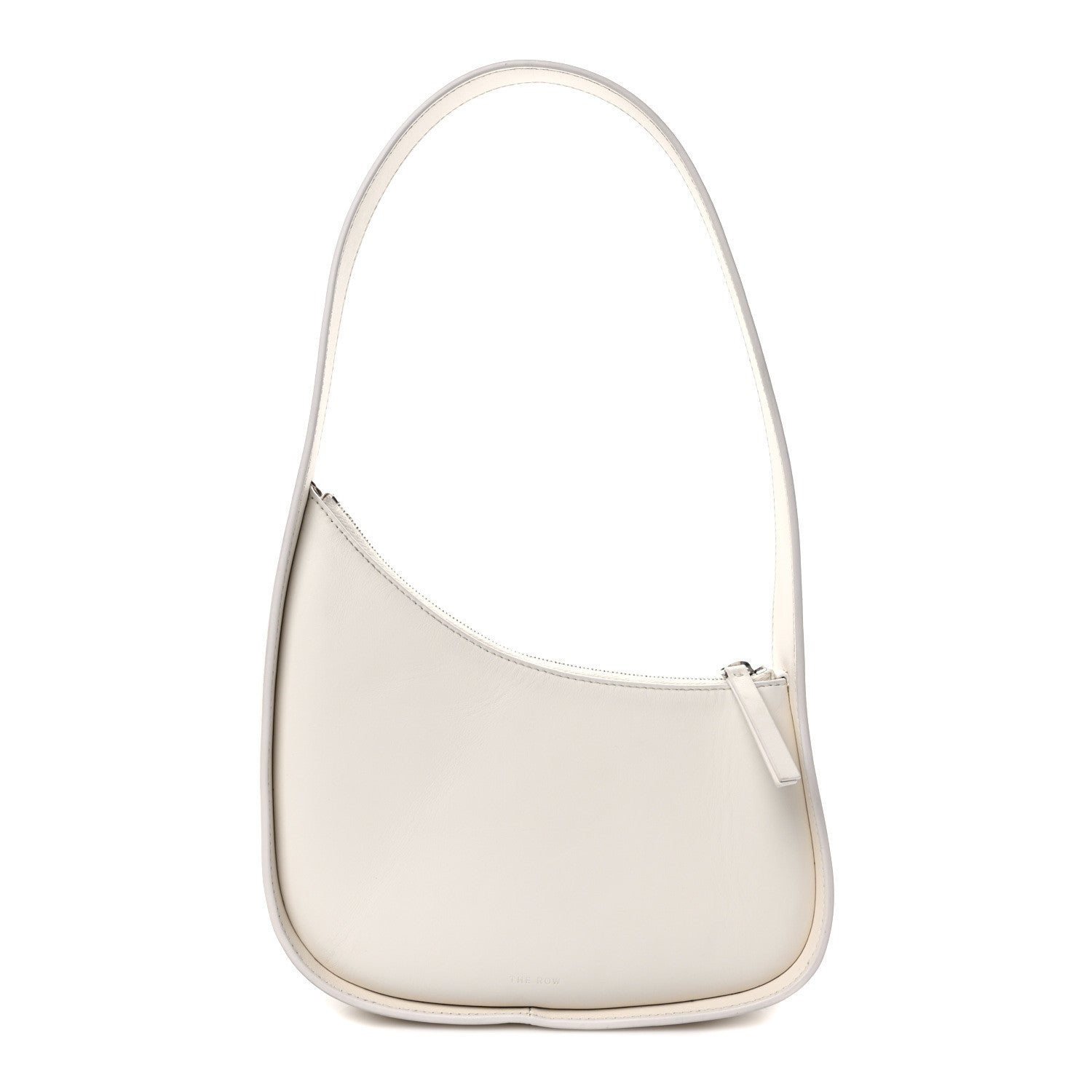 The Row Smooth Calfskin Half Moon Shoulder Bag New Ivory 1 of 14