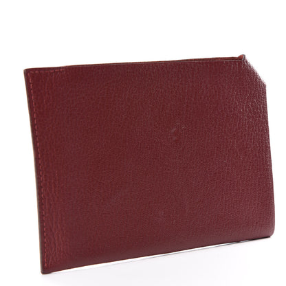 Hermes Chevre Mysore Tarmac PM Passport Holder Rouge H 2 of 6