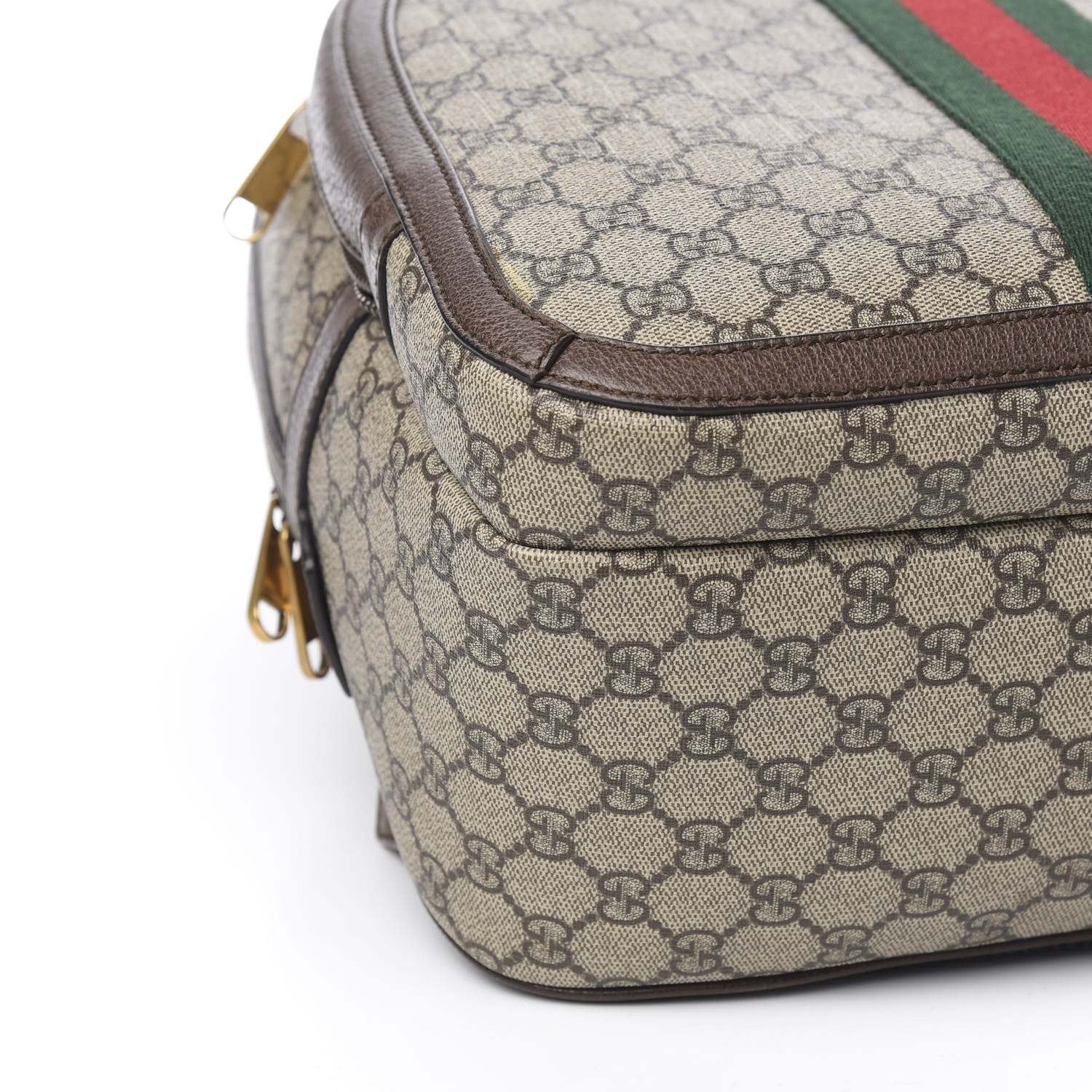 Gucci GG Supreme Monogram Medium Ophidia Day Backpack Brown 7 of 9