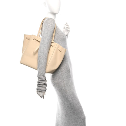 Celine Soft Grained Calfskin Small Belt Cabas Phantom  Beige 2 of 9