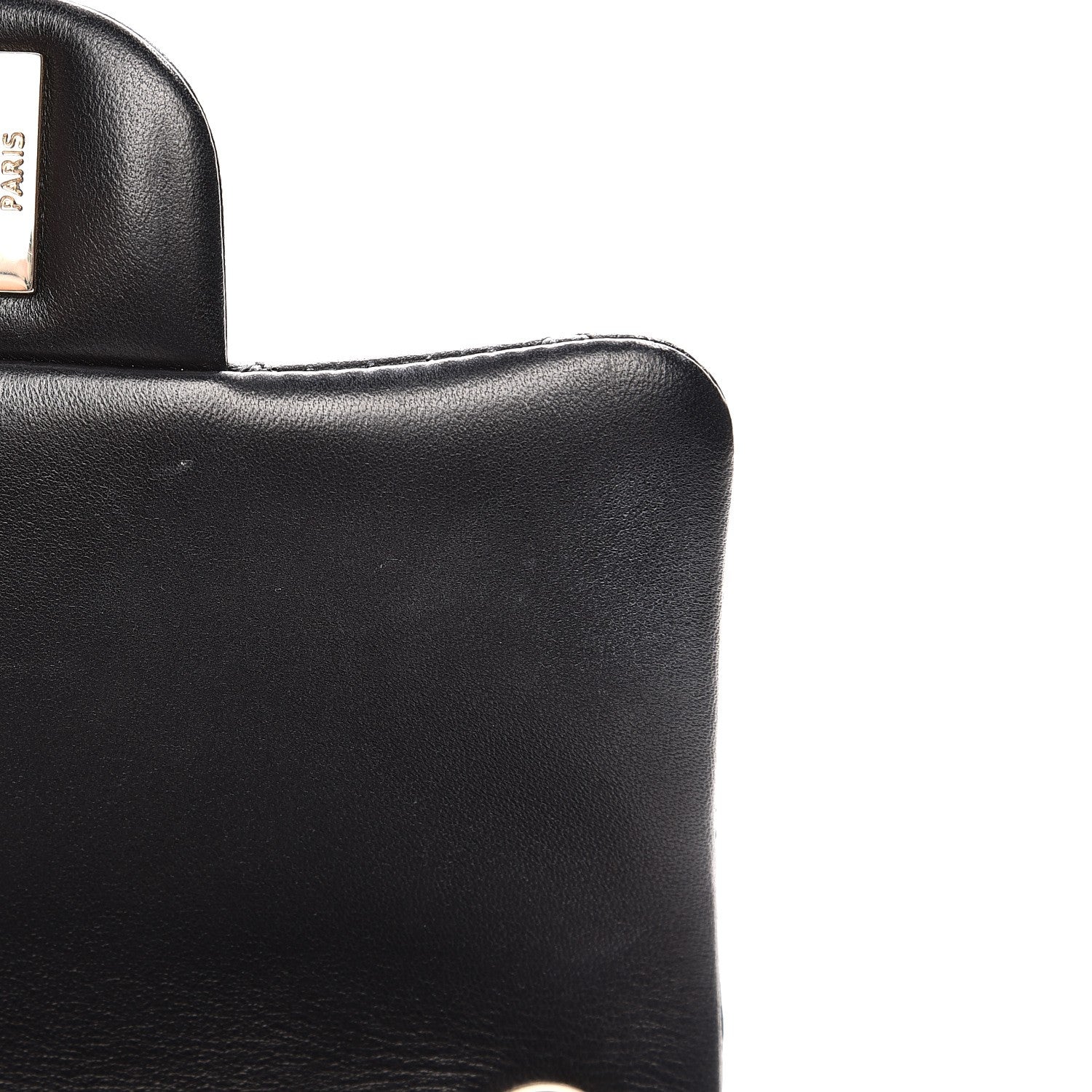 Chanel Lambskin Quilted Mini Square Flap Black 8 of 9