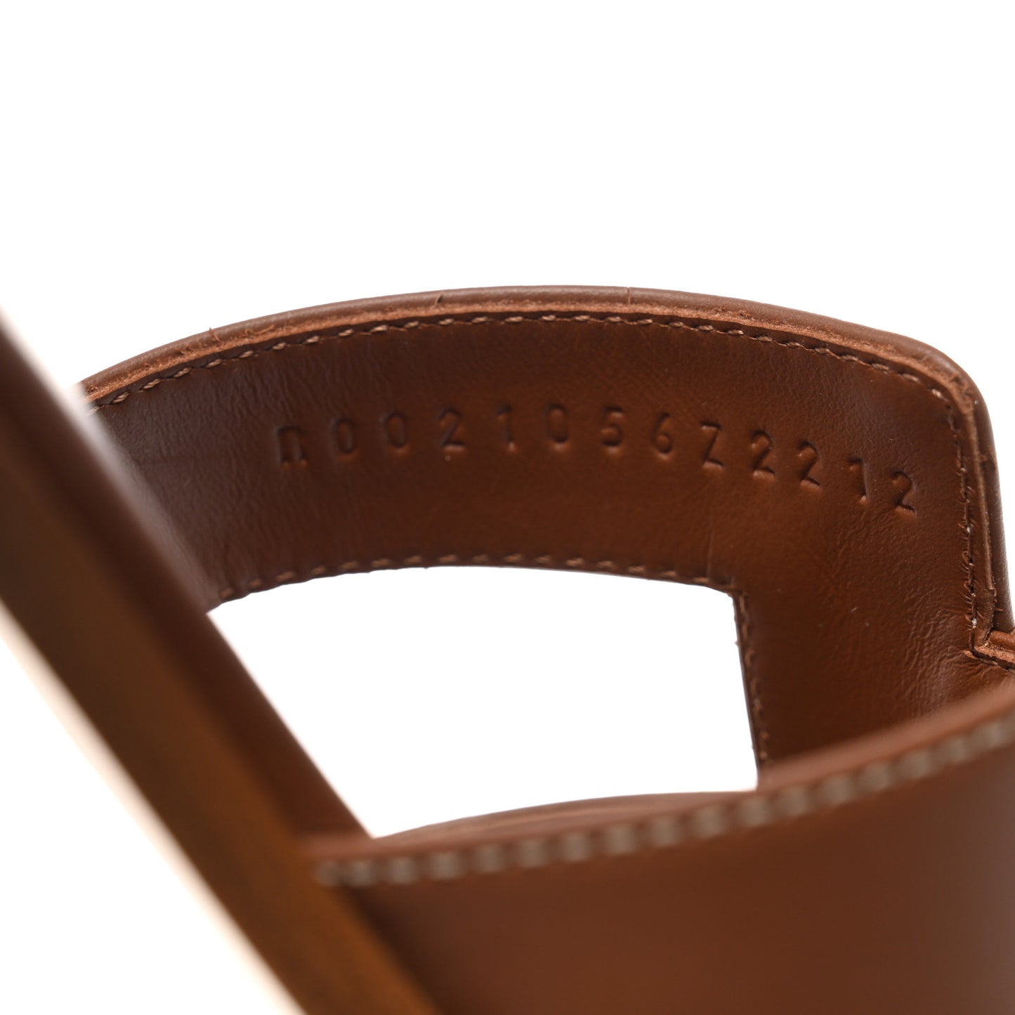 Box Calfskin Oran Sandals 37 Gold