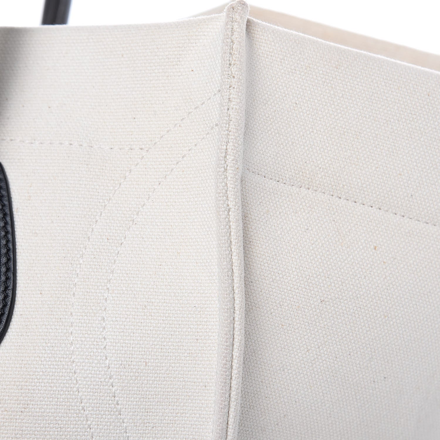Celine Washed Canvas Medium Phantom Luggage White 16 of 18