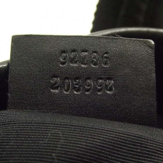 Gucci Monogram Shoulder Bag Black 9 of 10