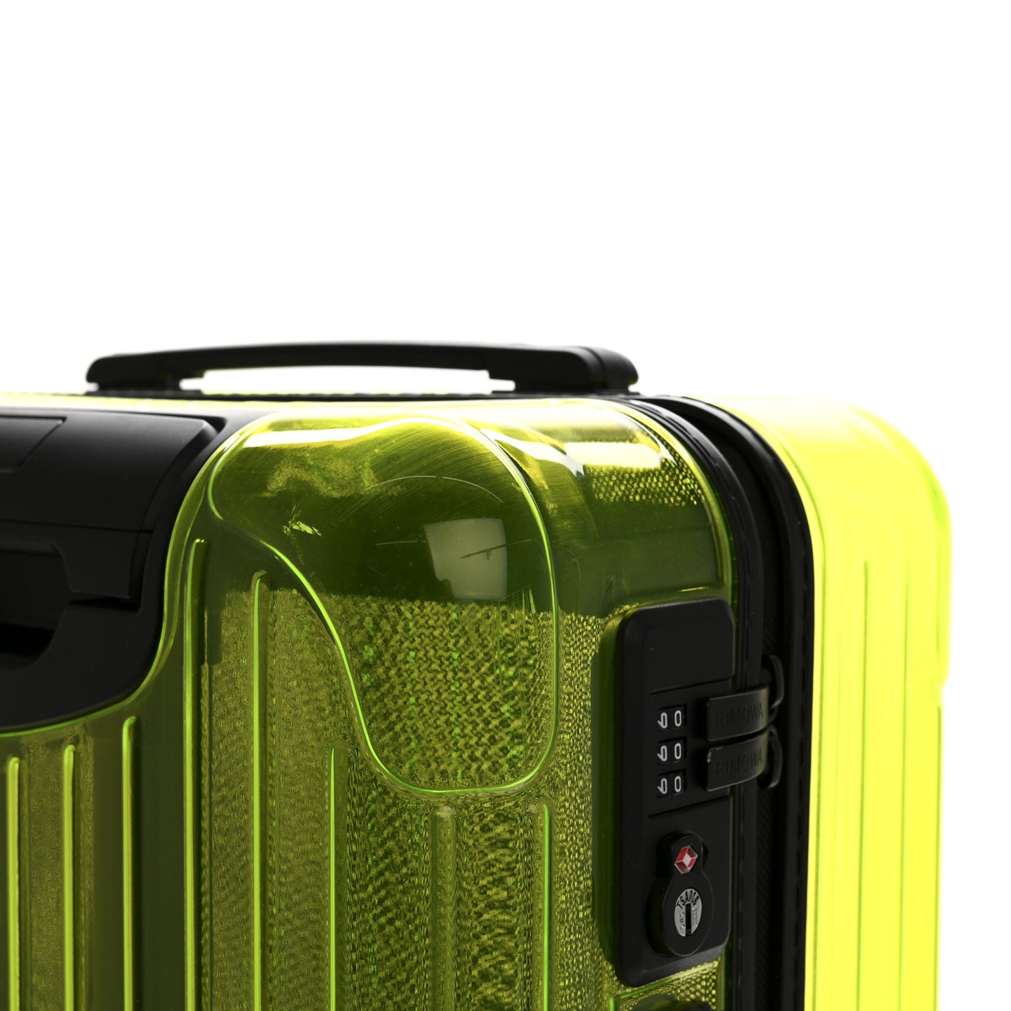 Transparent Polycarbonate Essential Cabin Neon Lime Yellow