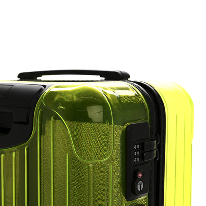 Rimowa Transparent Polycarbonate Essential Cabin Neon Lime Yellow 13 of 13