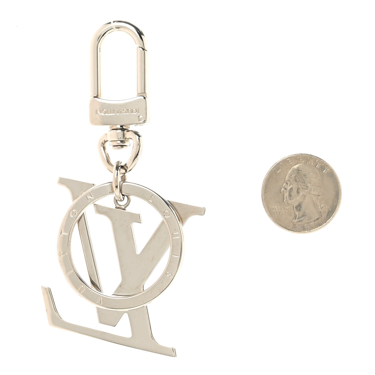 LV Gradient Bag Charm and Key Holder Blue