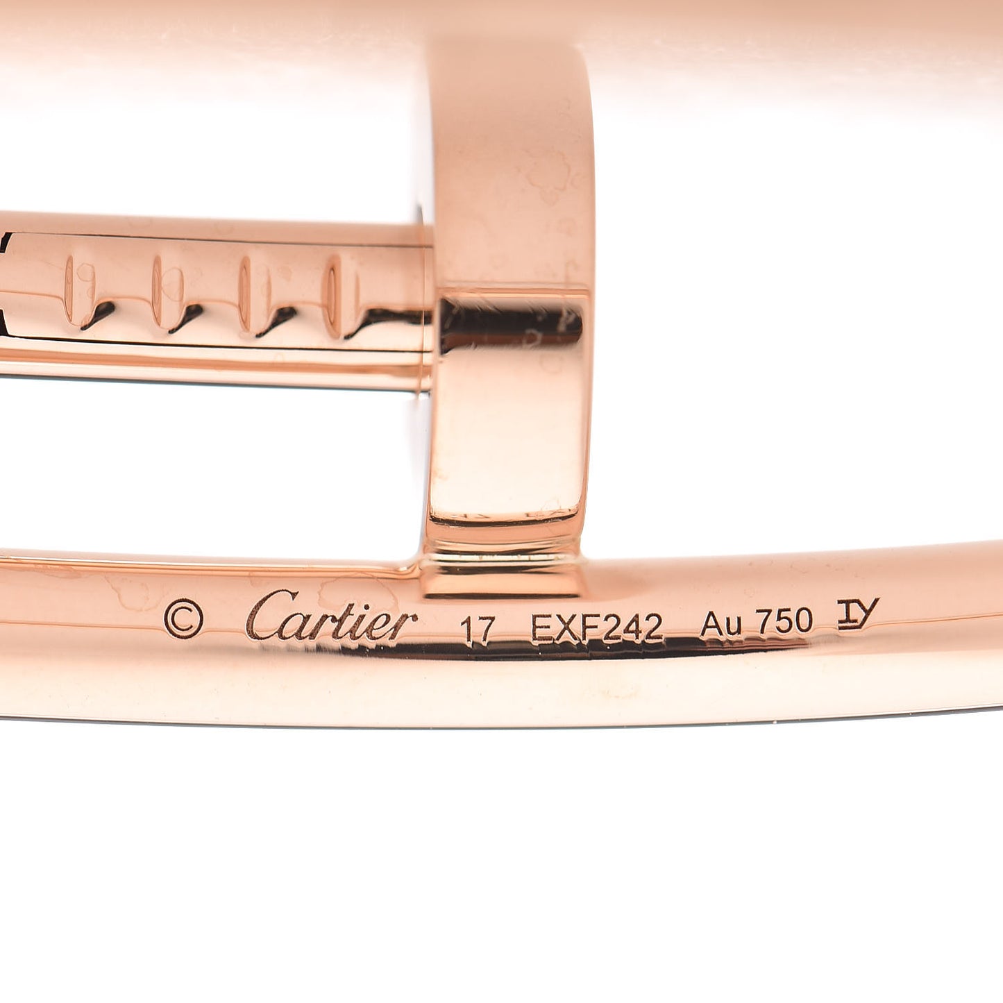 18K Pink Gold Juste Un Clou Bracelet 17