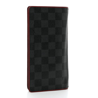 Louis Vuitton Damier Graphite Brazza Wallet Bordeaux 3 of 7