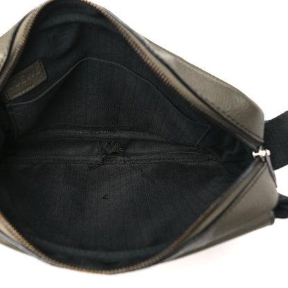 Loewe Soft Grained Calfskin XS Military Messenger Bag  Khaki Green Black 5 of 10