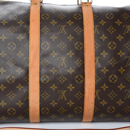 Louis Vuitton Monogram Keepall Bandouliere 55 14 of 22
