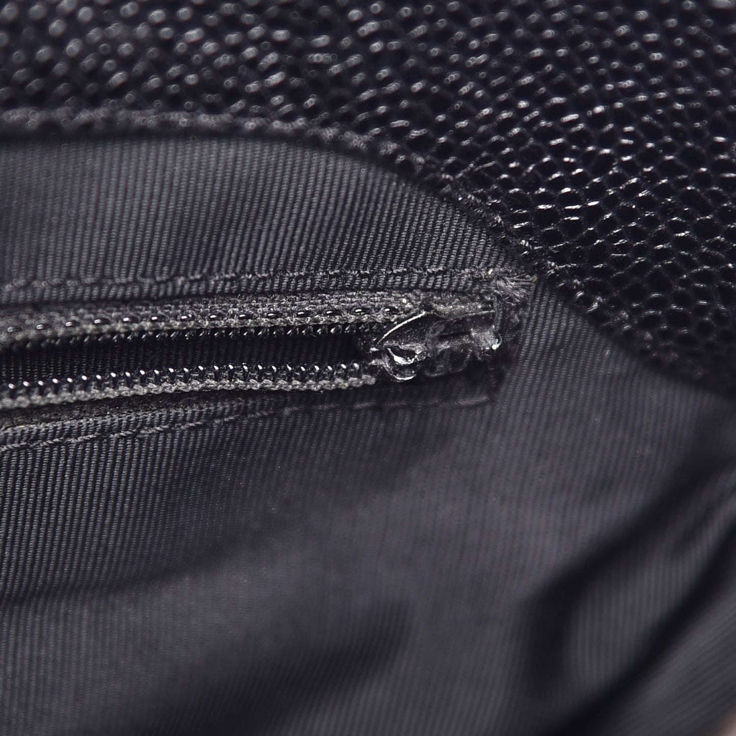 Caviar Flap Shoulder Bag Black