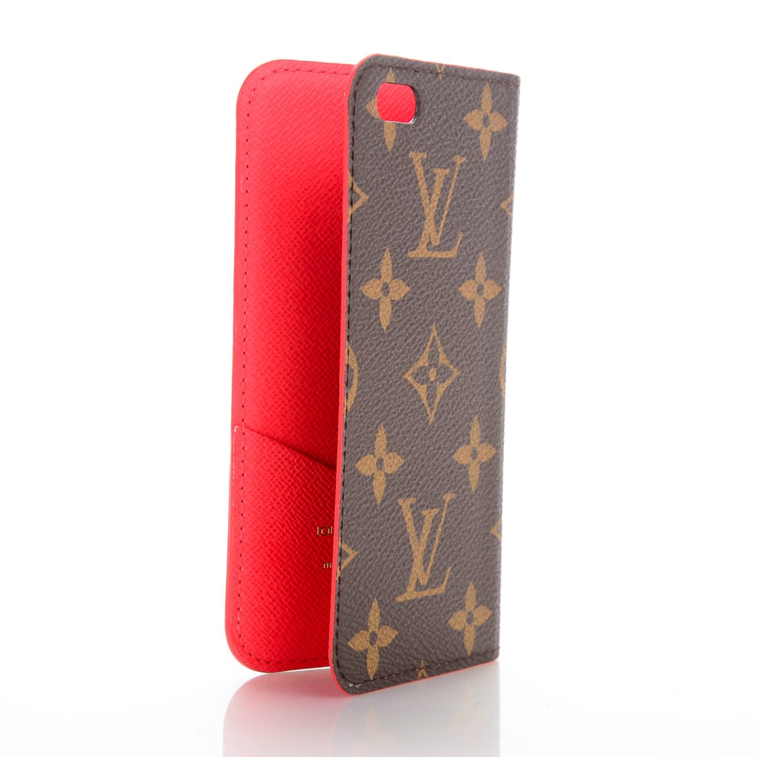 Louis Vuitton Monogram iPhone 6 Folio Case Red 3 of 8