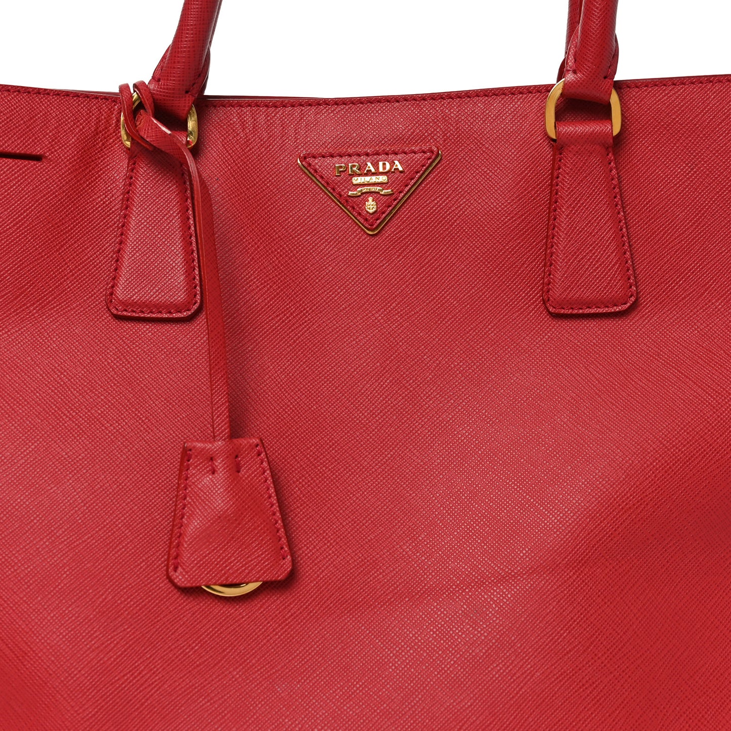 Saffiano Lux Large Tote Fuoco