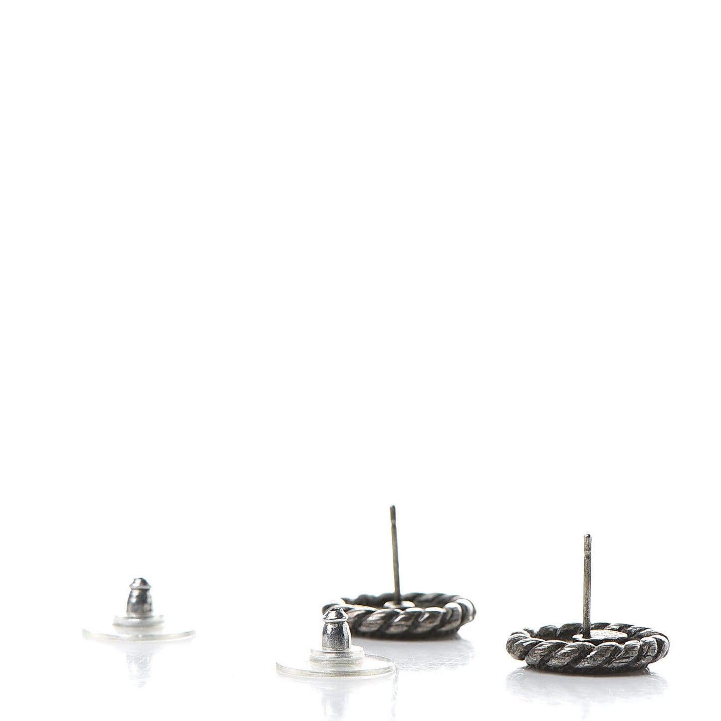 Ruthenium CC Stud Earrings