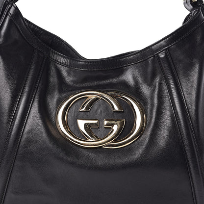 Gucci Calfskin Medium Britt Hobo Black 10 of 10