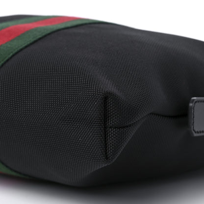 Gucci Techno Canvas Web Messenger Bag Black 12 of 12