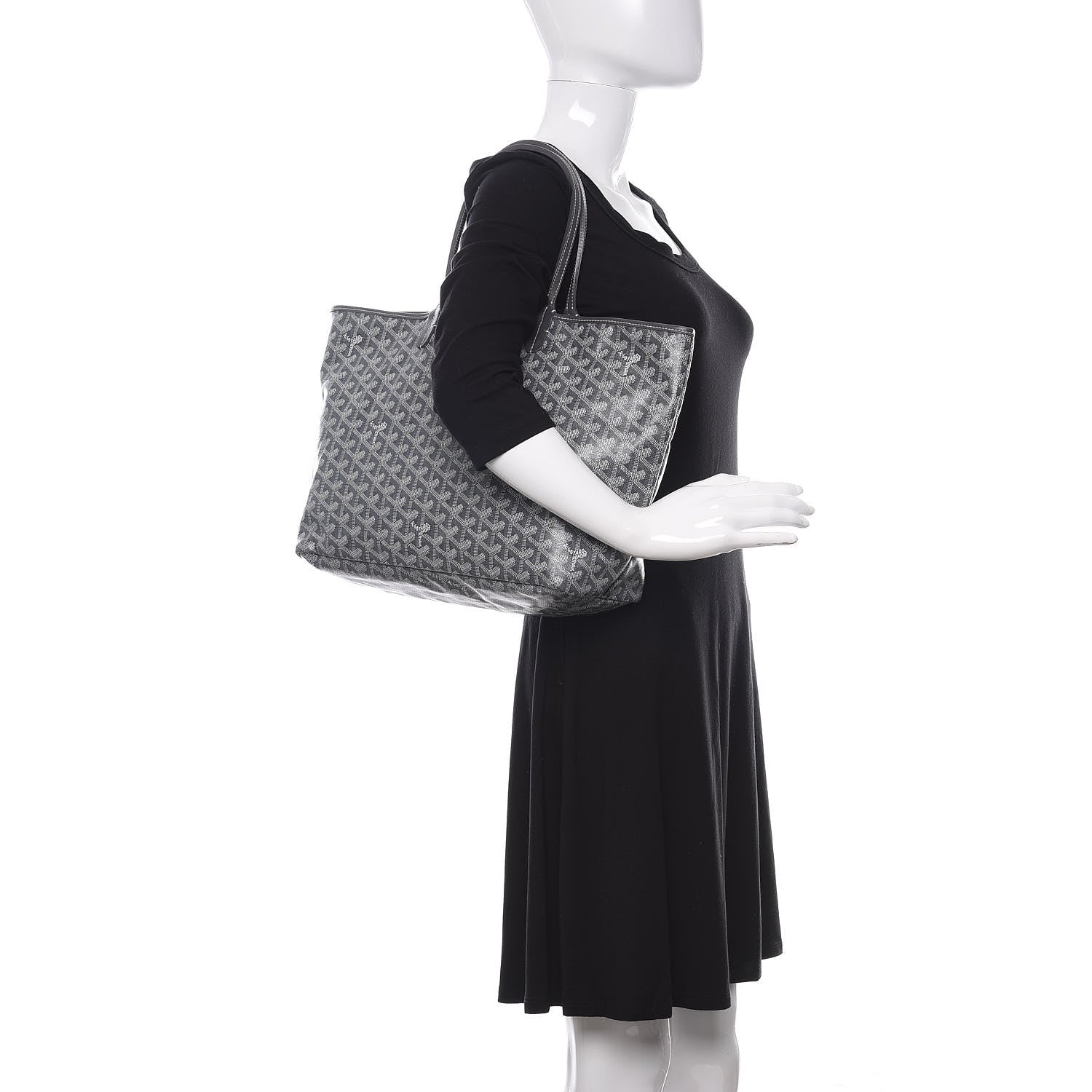 Goyard Goyardine Saint Louis PM Grey 2 of 12