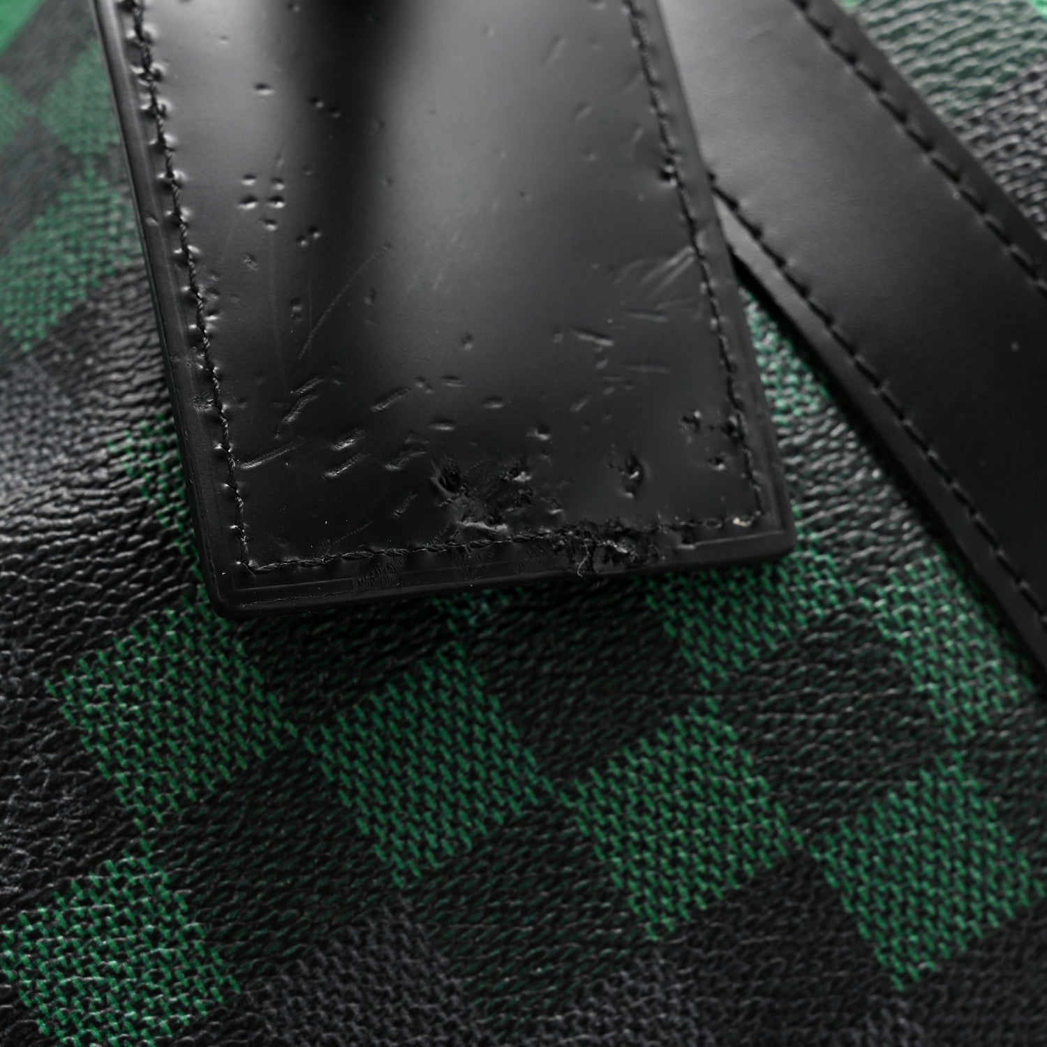 Louis Vuitton Damier Graphite Pixel Keepall Bandouliere 50 Vert 17 of 17