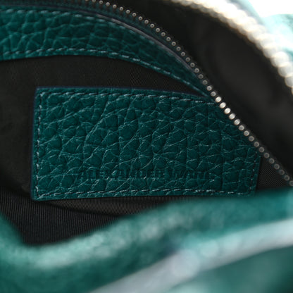 Alexander Wang Pebbled Lambskin Inside Out Rocco Dark Mosaic Rhodium Hardware 6 of 9