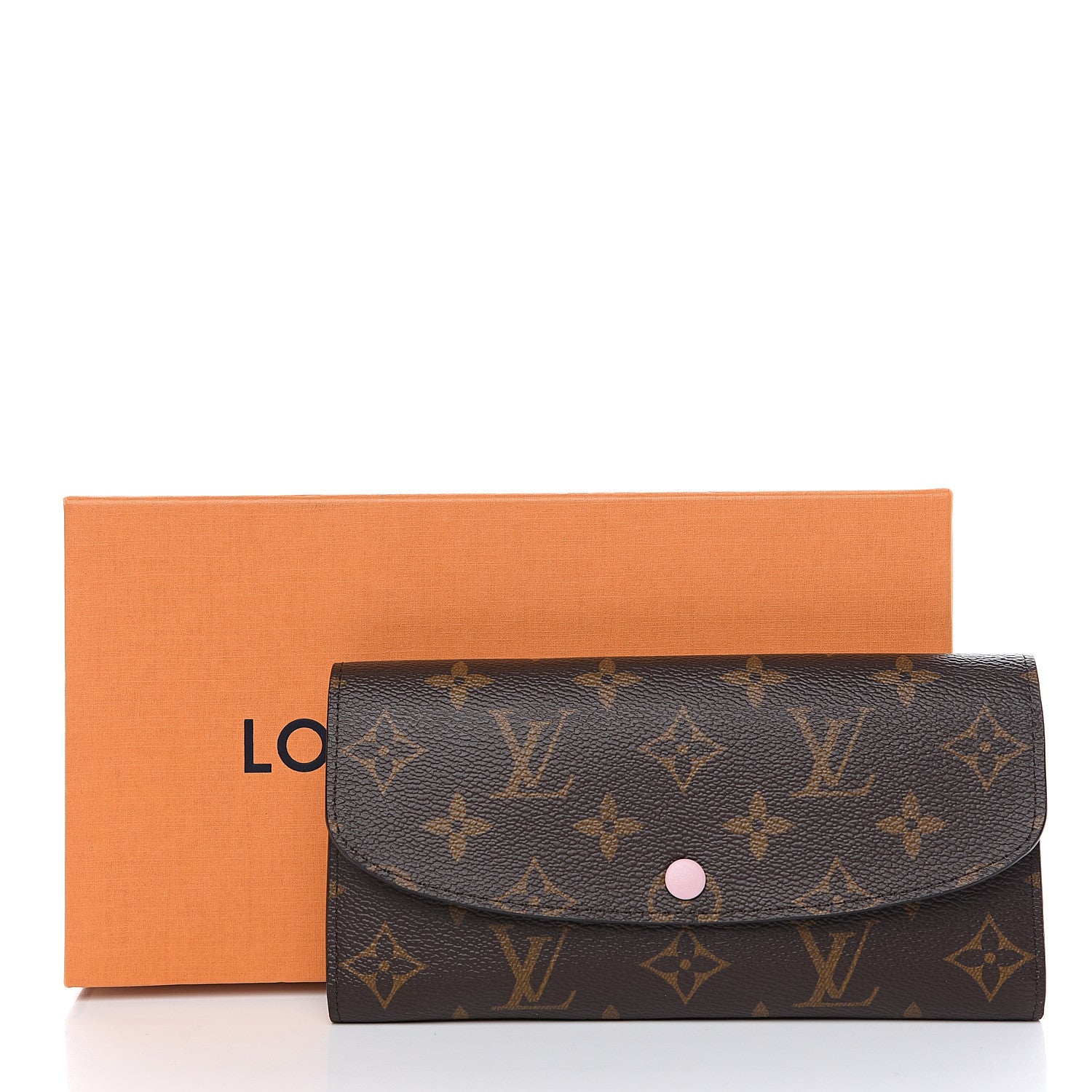 Louis Vuitton Monogram Emilie Wallet Rose Ballerine 6 of 6