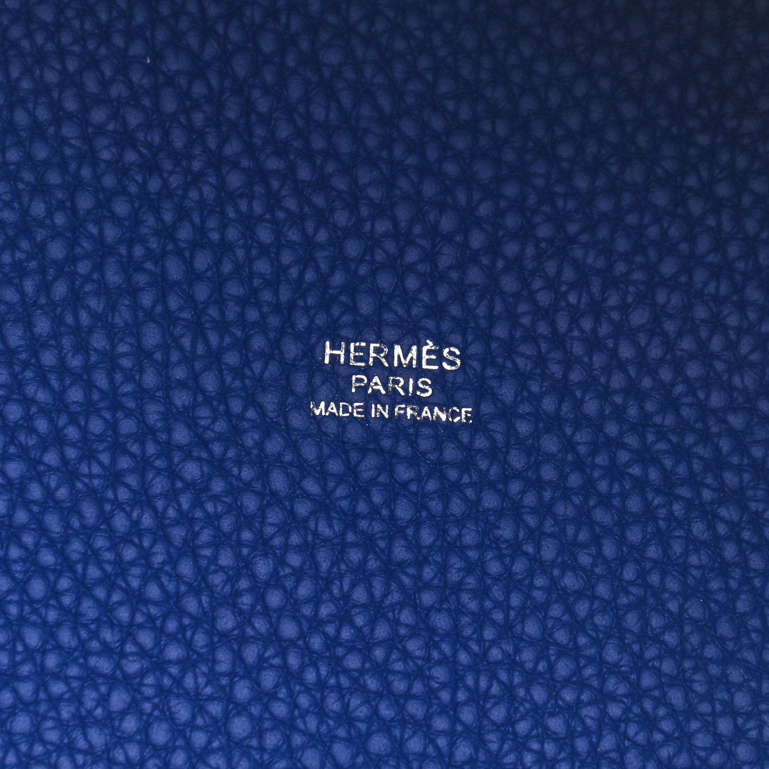 Hermes Taurillon Clemence Ostrich Touch Picotin Lock 22 Bleu Electrique 5 of 10