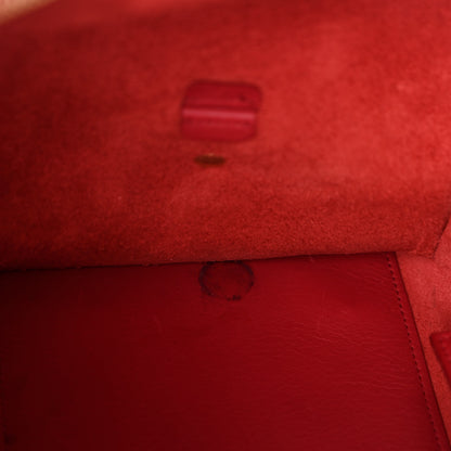 Saint Laurent Calfskin Medium Classic Y Cabas Red 11 of 21