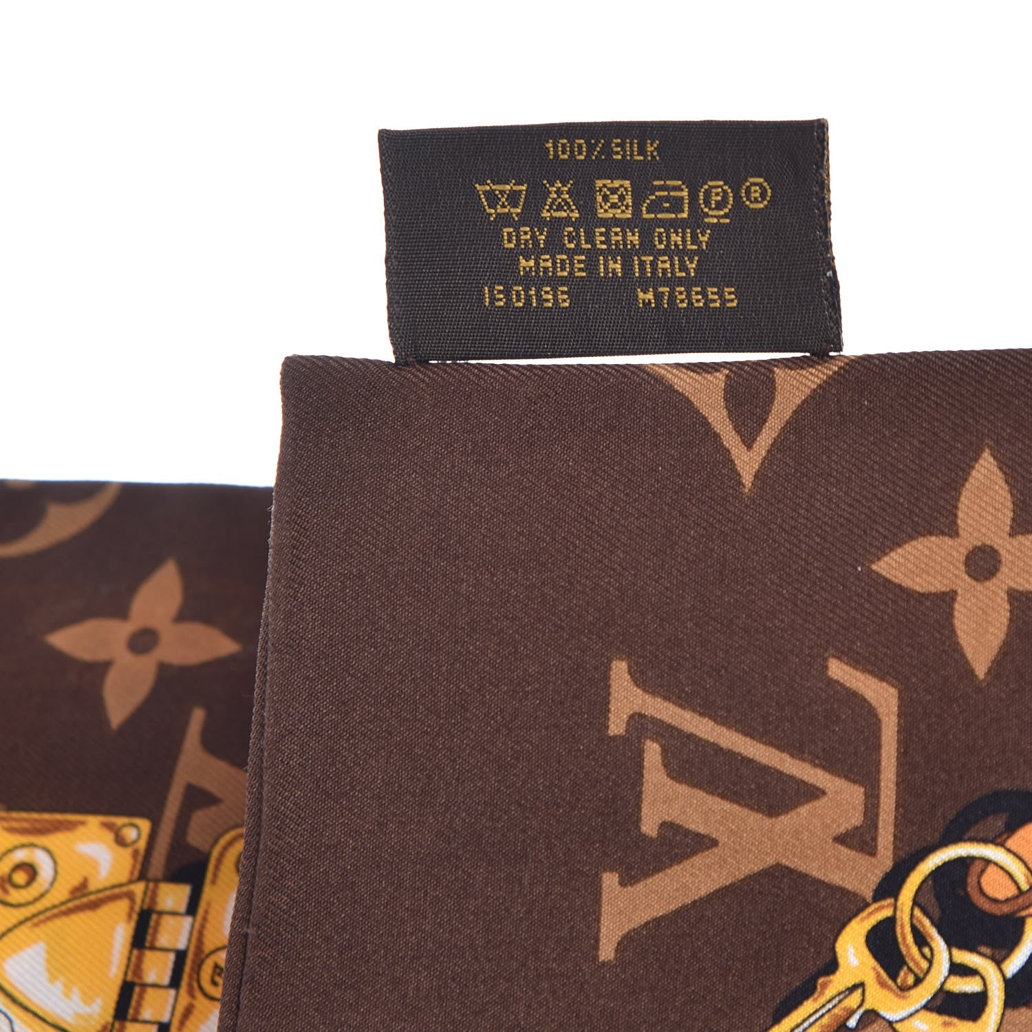 Louis Vuitton Silk Monogram Confidential Bandeau Brown 4 of 7