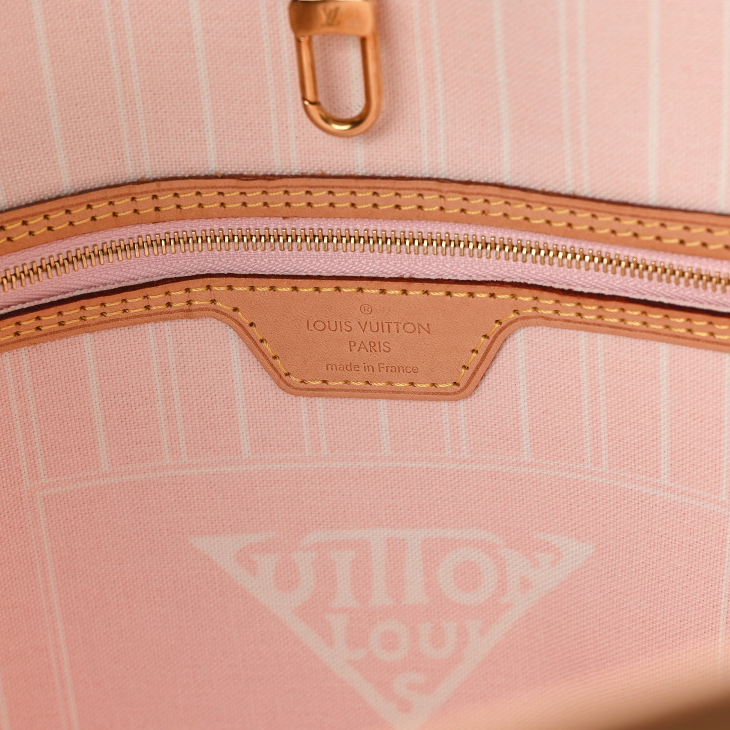 Monogram Giant By The Pool Neverfull MM Light Pink