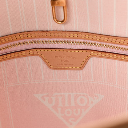 Louis Vuitton Monogram Giant By The Pool Neverfull MM Light Pink 6 of 9