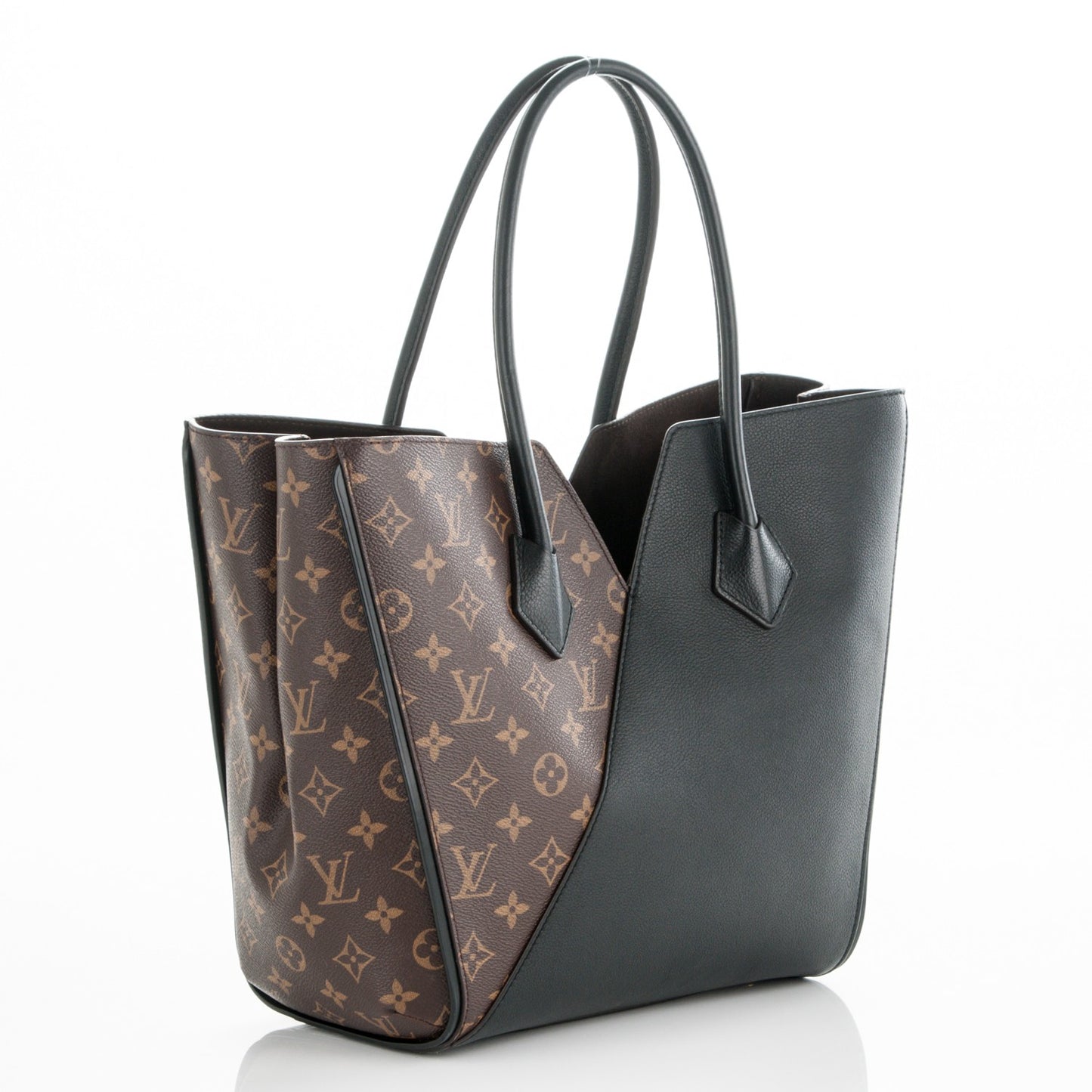 Calfskin Monogram Kimono Tote Black