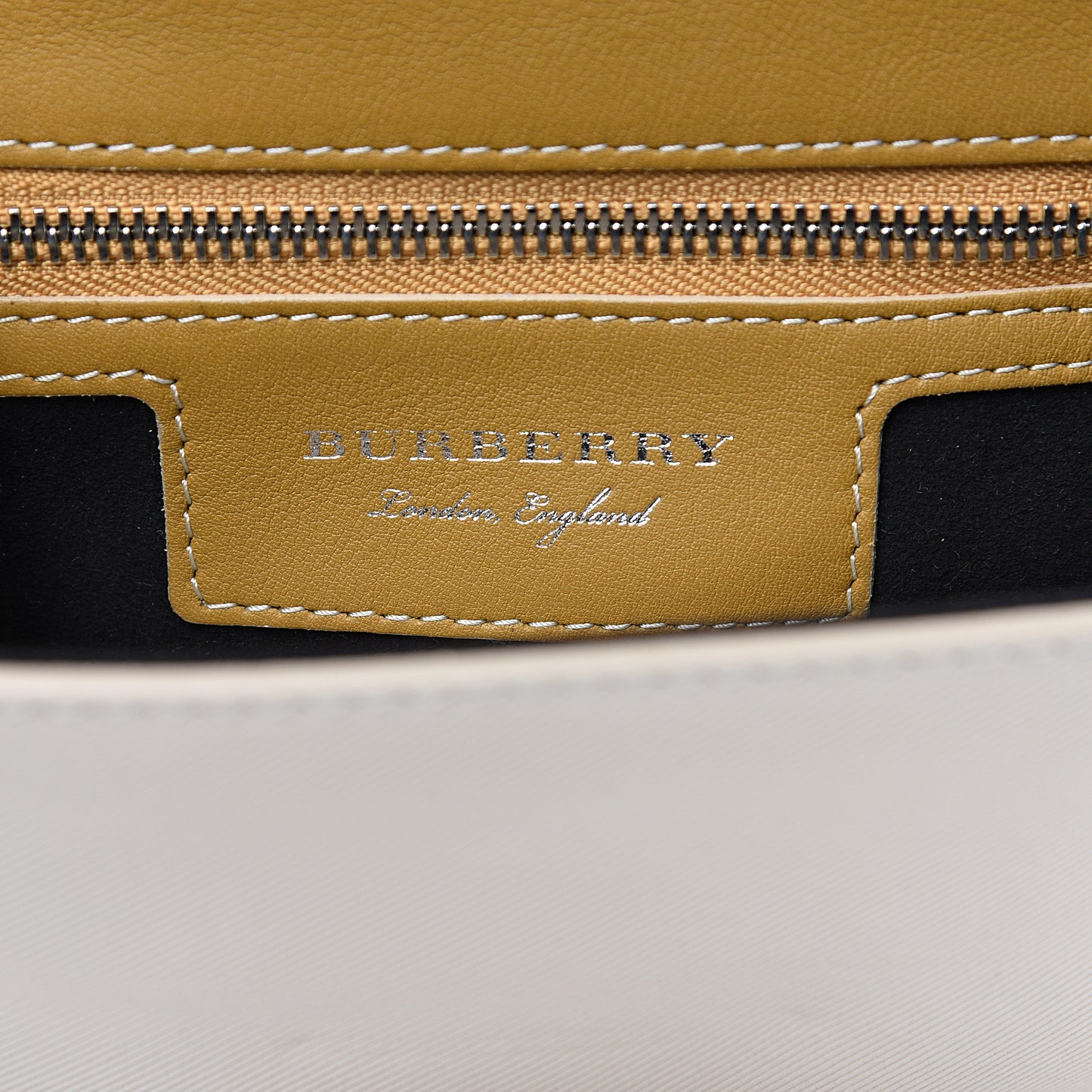 Trench Calfskin Small DK88 Top Handle Bag Limestone Ochre Yellow