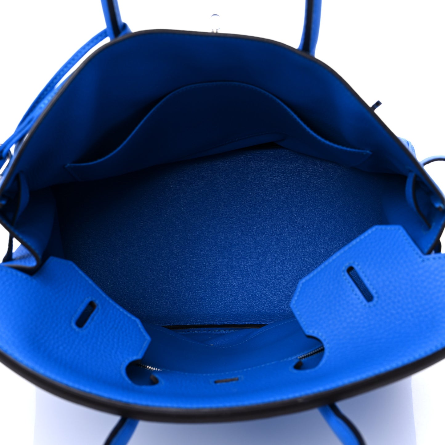 Taurillon Clemence BIRKIN 35 Bleu Hydra