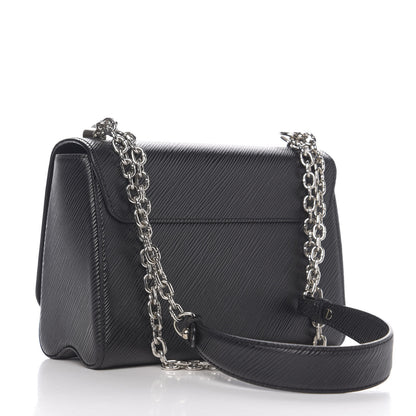 Louis Vuitton Epi Twist Shoulder Bag MM Black 2 of 10