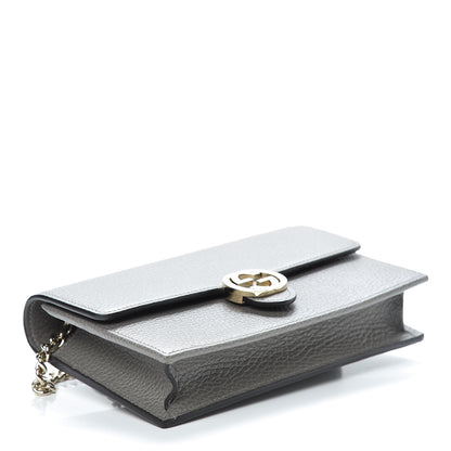 Gucci Dollar Calfskin Interlocking G Chain Wallet Loess 4 of 13