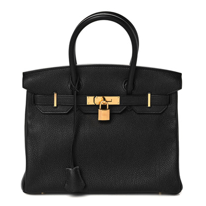 Hermes Togo Birkin 30 Black 1 of 34