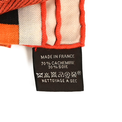 Hermes Cashmere Silk Patchwork Horse Shawl 140 3 of 3